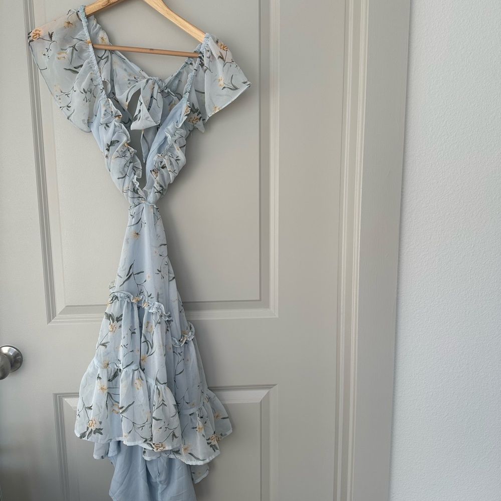 Selfie Leslie Cut Out Floral Mini Dress - Picture 4 of 5